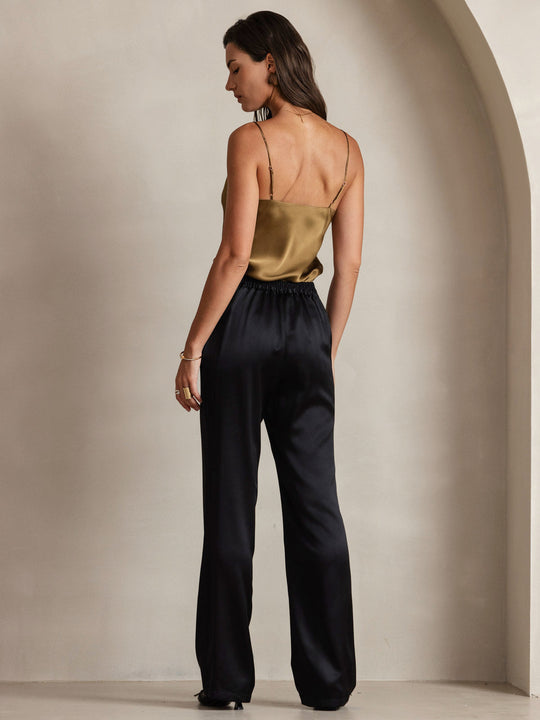 EB | V-Ausschnitt Reine Seide Spaghettiträger Camisole Top