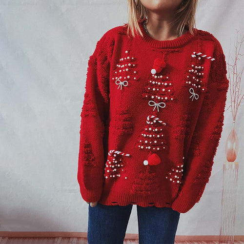 EB | Weihnachtspullover Mit Fröhlichem Design