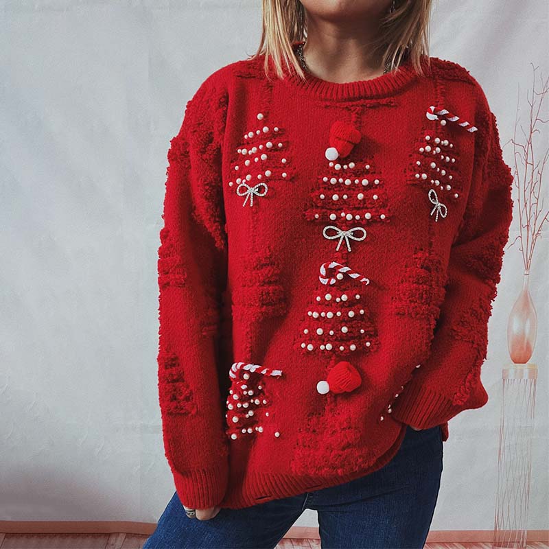 EB | Weihnachtspullover Mit Fröhlichem Design
