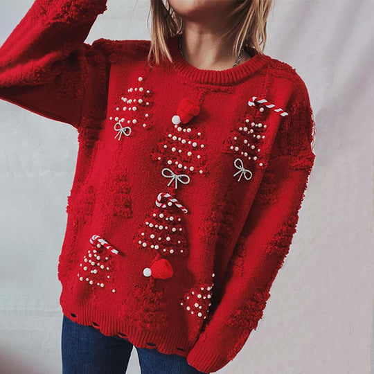 EB | Weihnachtspullover Mit Fröhlichem Design