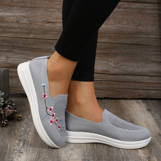 Gestickte lässige Mesh-Schuhe EB