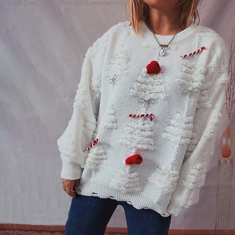 EB | Weihnachtspullover Mit Fröhlichem Design