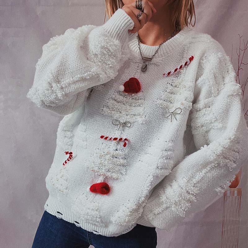 EB | Weihnachtspullover Mit Fröhlichem Design
