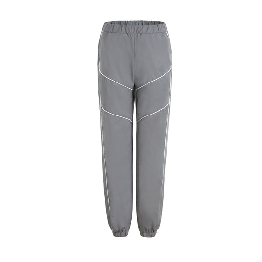 Damen Sportliche Jogginghose im modernen Schnitt mit kontrastierenden Nähten EB