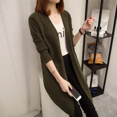 Damen Strickcardigan mit modischem V-Ausschnitt und lässiger Passform EB