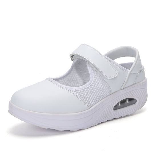 Damen Sportliche Slip-On Aqua-Schuhe mit praktischem Klettverschluss EB
