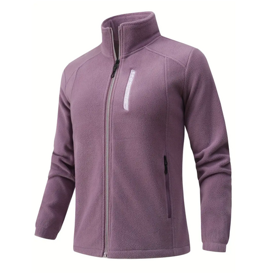 EB | Damen Outdoor Fleecejacke Warm Gefüttert mit Plüschigem Innenfutter