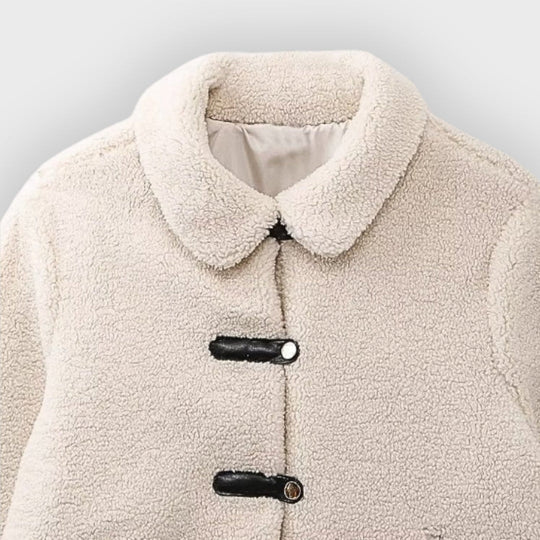 EB | Gekürzte Fleece Toggle Patch Pocket Jacke