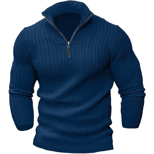 EB | Trendiger Pullover mit Reißverschluss für Männer