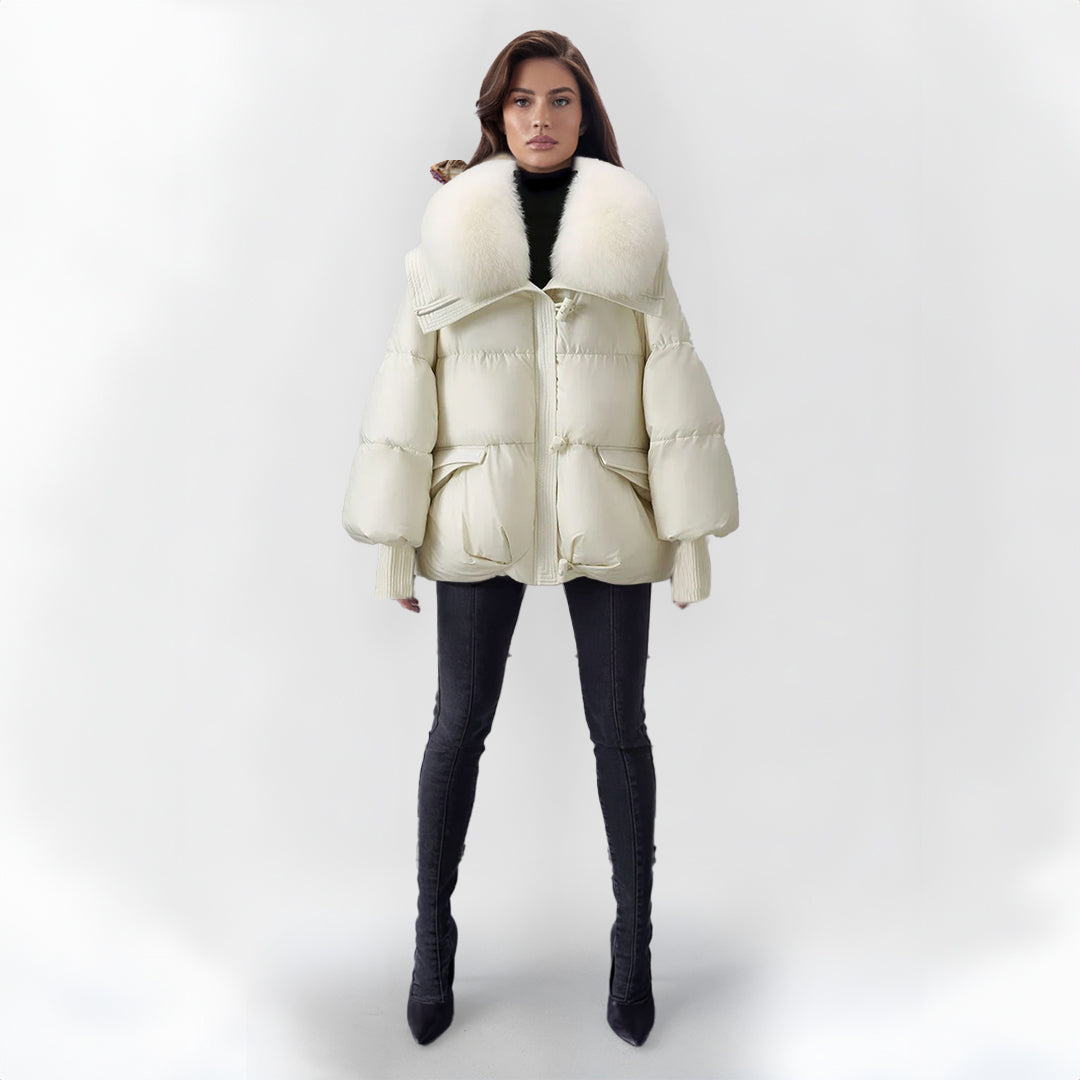 EB | Pufferjacke mit Kunstpelzkragen