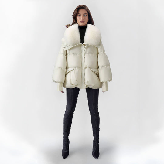EB | Pufferjacke mit Kunstpelzkragen