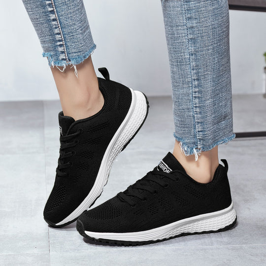 Damen Atmungsaktive Lauf-Sneaker mit flexibler Sohle und gemütlicher Dämpfung EB