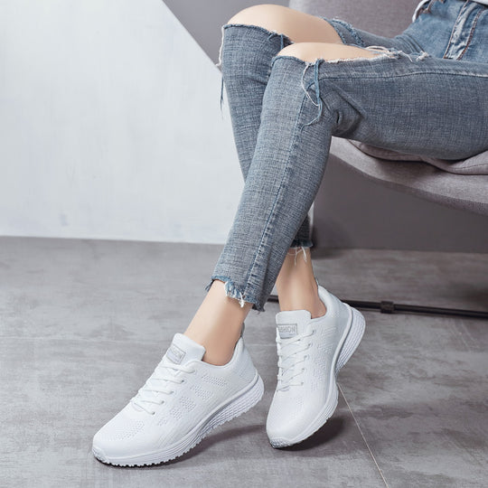 Damen Atmungsaktive Lauf-Sneaker mit flexibler Sohle und gemütlicher Dämpfung EB