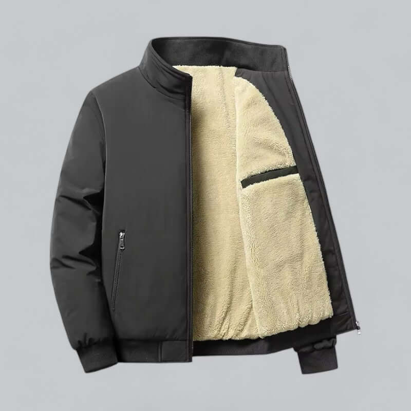 EB | Herren Wasserabweisende Fleece Winterjacke