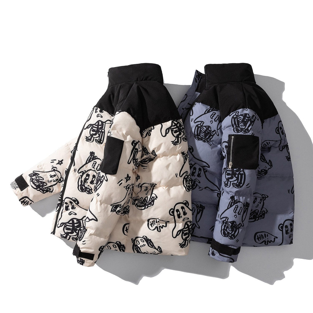 EB | Bedruckte wattierte Jacke