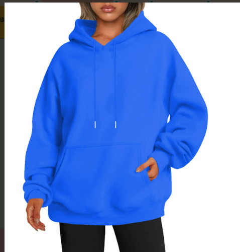 Damen lässiger Kapuzenpullover im auffälligen Batik-Design EB