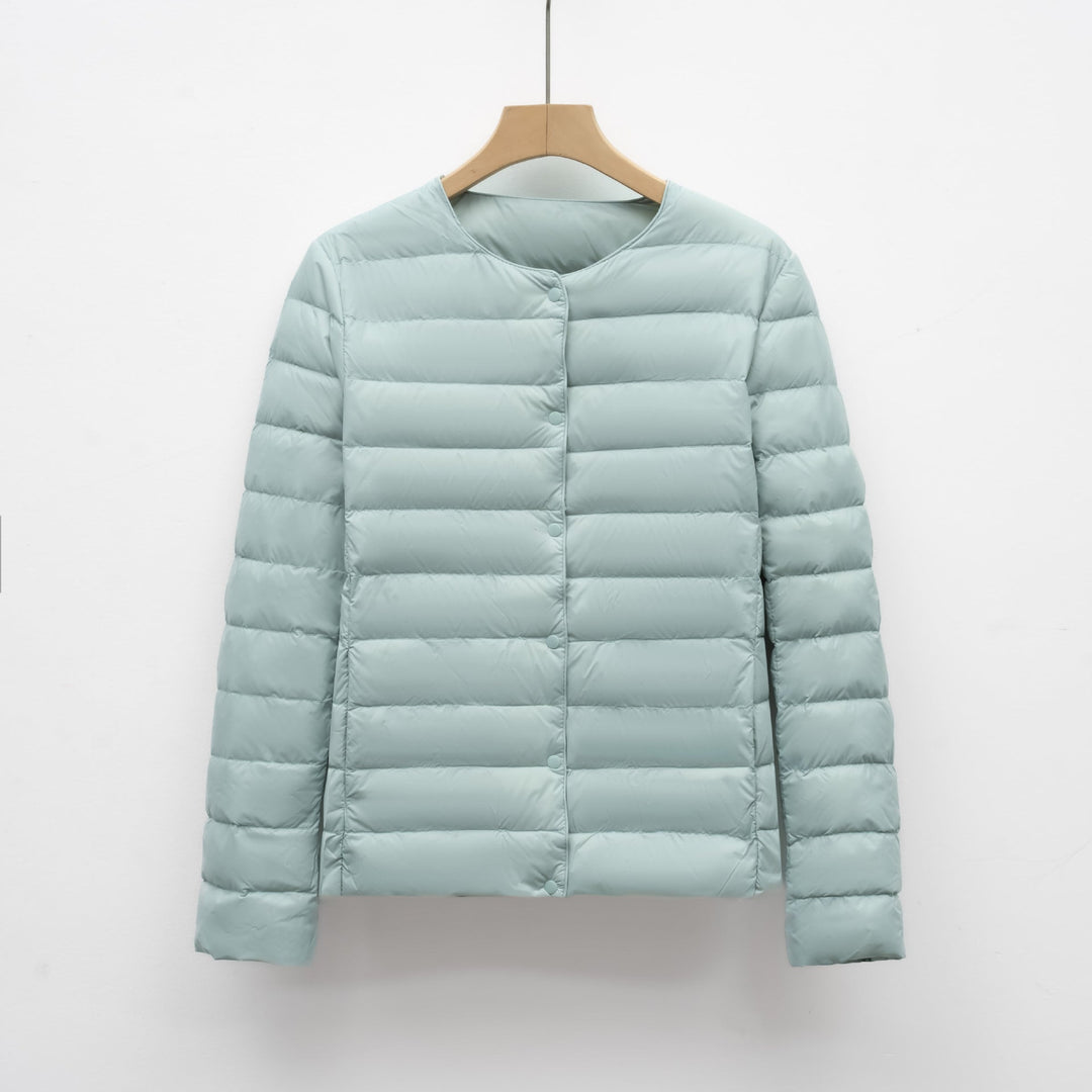 EB | Tragbare Wattierte Jacke Ohne Kragen für Frühling und Winter