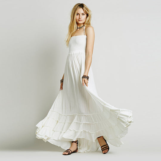EB | Kleid aus Baumwolle mit Neckholder