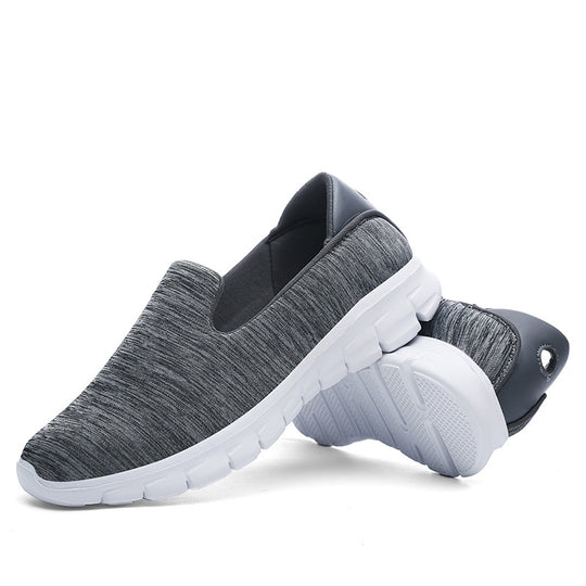 Damen nan leichter Schlupfschuh aus Strickgewebe mit flexibler Dämpfungssohle und gepolstertem Fußbett EB