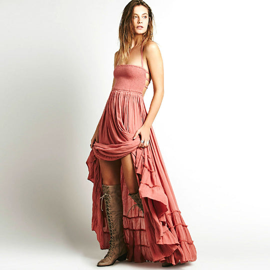 EB | Kleid aus Baumwolle mit Neckholder
