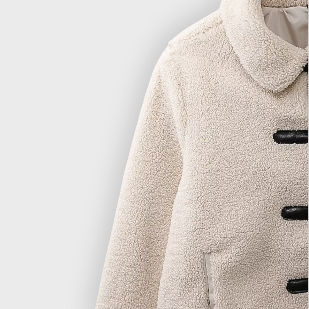 EB | Gekürzte Fleece Toggle Patch Pocket Jacke