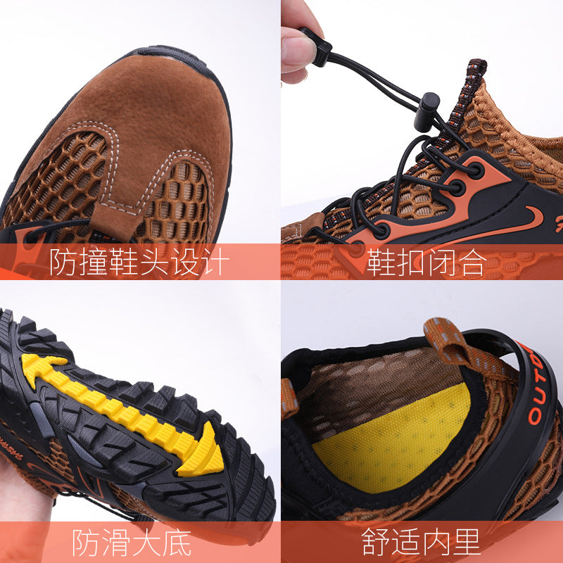 Herren Funktionale Outdoor-Sneaker mit atmungsaktiver Netzstruktur EB
