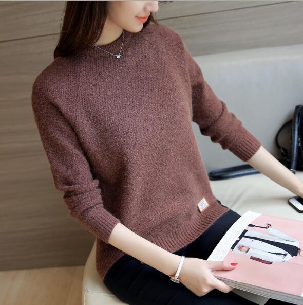 Damen eleganter Strickpullover mit strukturiertem Gewebe EB