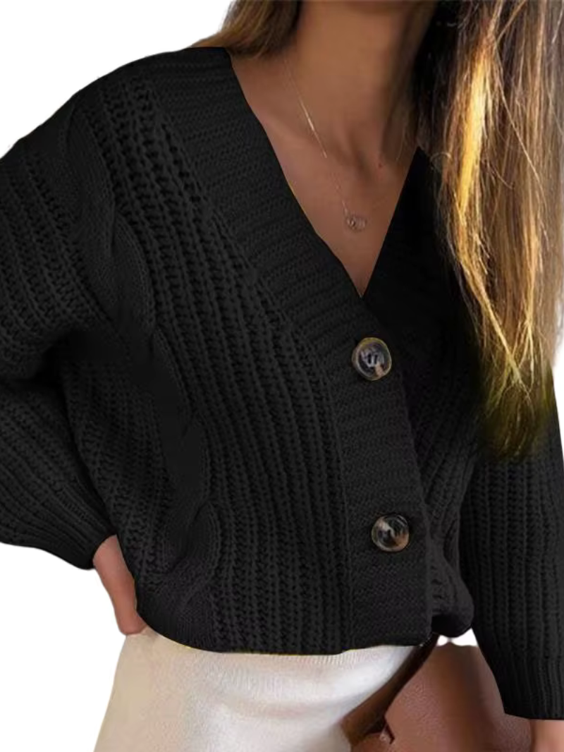 EB | Der Grobe Strickcardigan mit Zopfmuster & Charakter