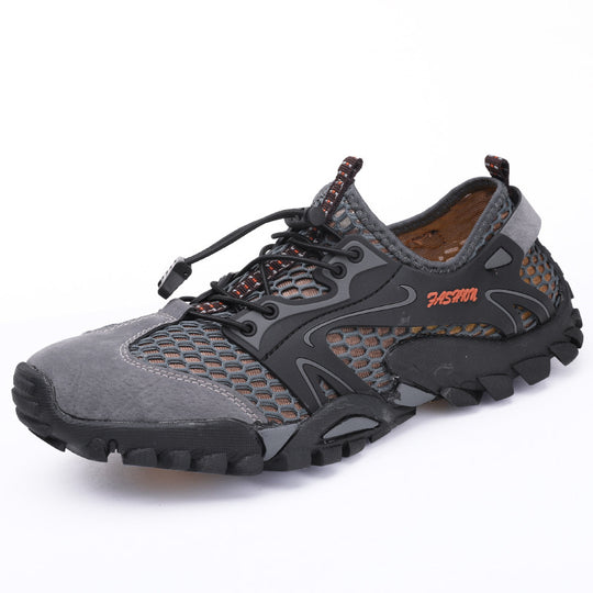 Herren nan schnelltrocknender Mesh-Wasserschuh mit TPU-Fersenstabilisator und profilierter Trailsohle EB