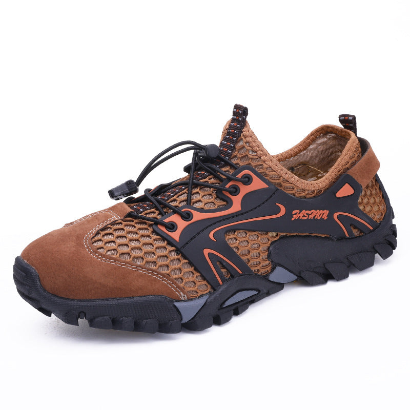 Herren nan schnelltrocknender Mesh-Wasserschuh mit TPU-Fersenstabilisator und profilierter Trailsohle EB