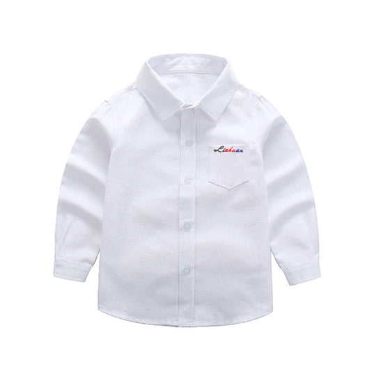 Damen elegantes Langarmhemd mit feiner Stickerei EB