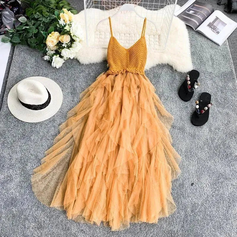 EB | Kleid Aus Netzschlaufe