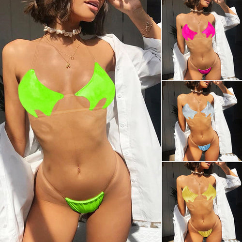 Damen Mikro-Bikini mit einzigartigen Cut-Out-Details EB