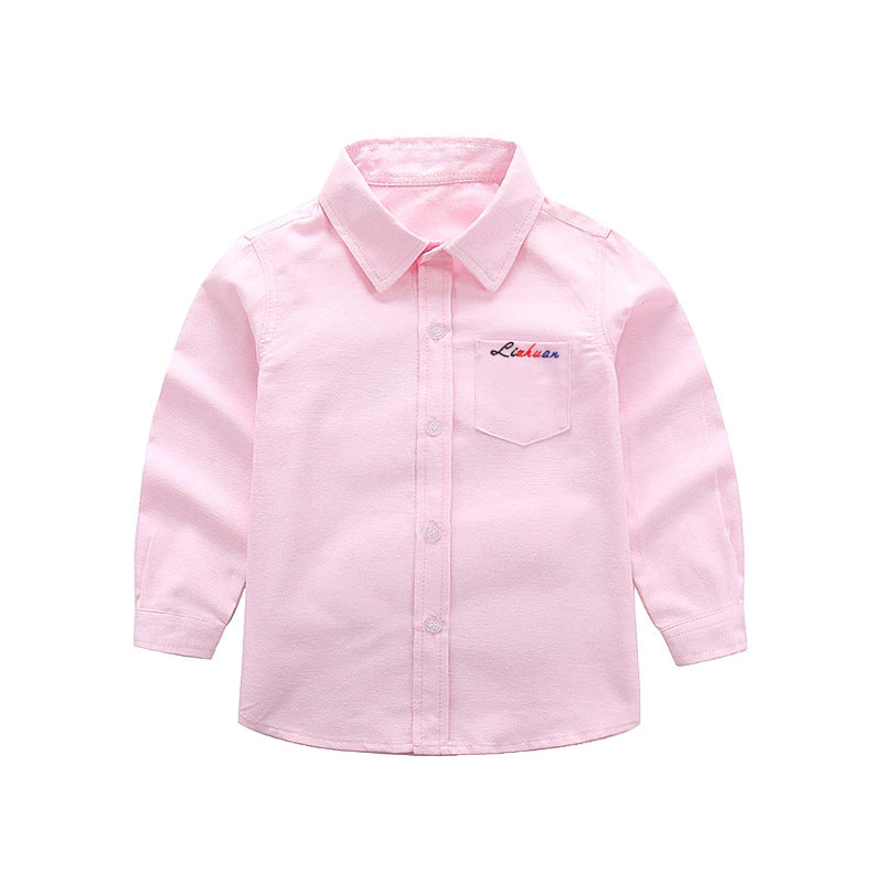 Damen elegantes Langarmhemd mit feiner Stickerei EB
