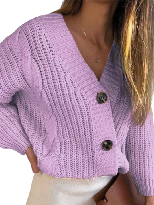 EB | Der Grobe Strickcardigan mit Zopfmuster & Charakter