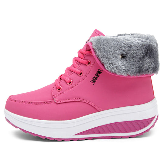Damen Hochwertige Winterstiefel mit isolierendem Kunstfell und rutschfester Sohle EB