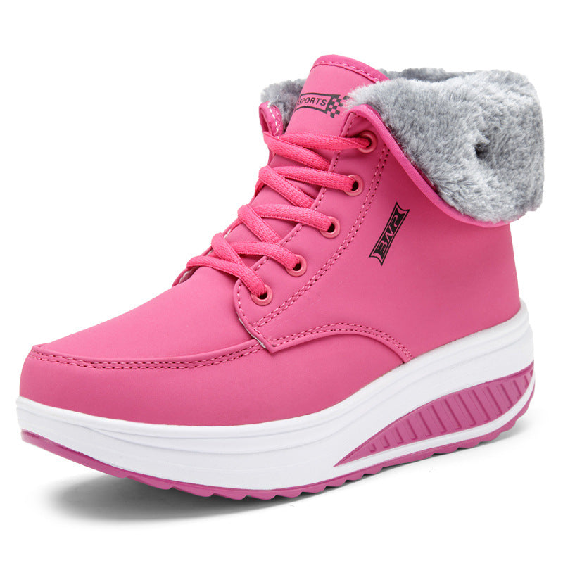 Damen Hochwertige Winterstiefel mit isolierendem Kunstfell und rutschfester Sohle EB