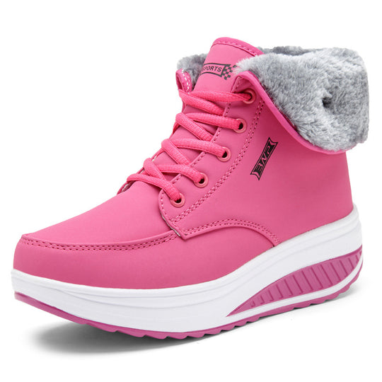 Damen Hochwertige Winterstiefel mit isolierendem Kunstfell und rutschfester Sohle EB