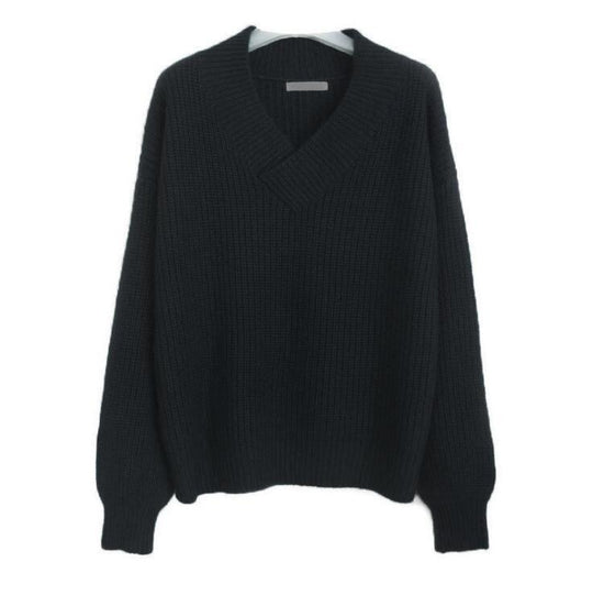 Damen Strickpullover im lässigen Oversized-Stil mit V-Ausschnitt EB