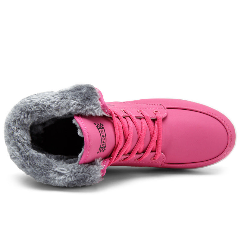 Damen Hochwertige Winterstiefel mit isolierendem Kunstfell und rutschfester Sohle EB