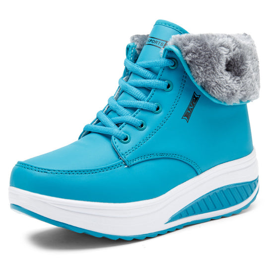 Damen Hochwertige Winterstiefel mit isolierendem Kunstfell und rutschfester Sohle EB