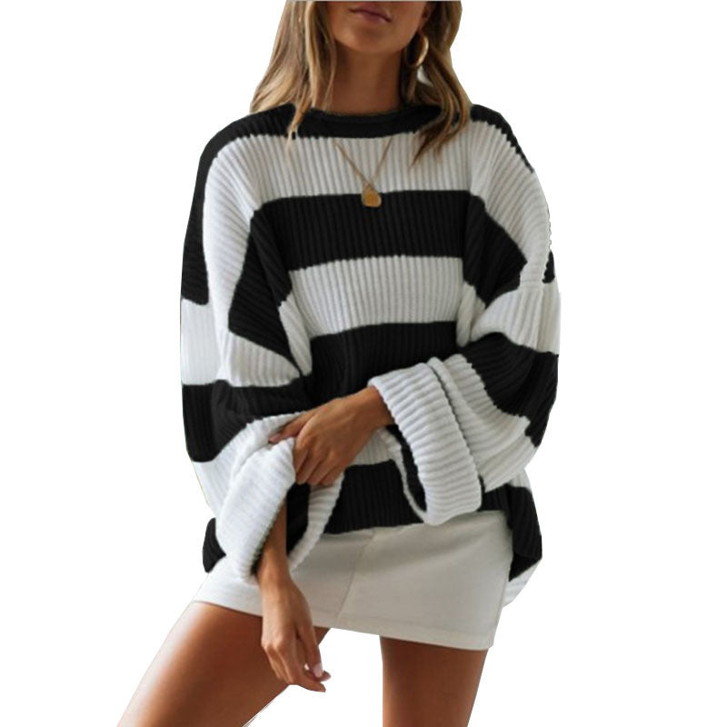 Damen lässiger Strickpullover EB