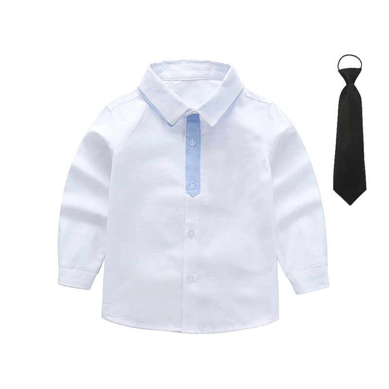 Jungen schickes Langarmhemd mit Fliege EB