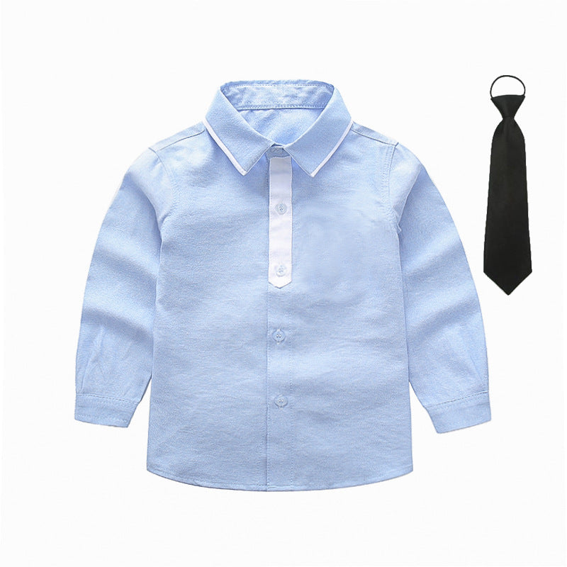 Jungen schickes Langarmhemd mit Fliege EB