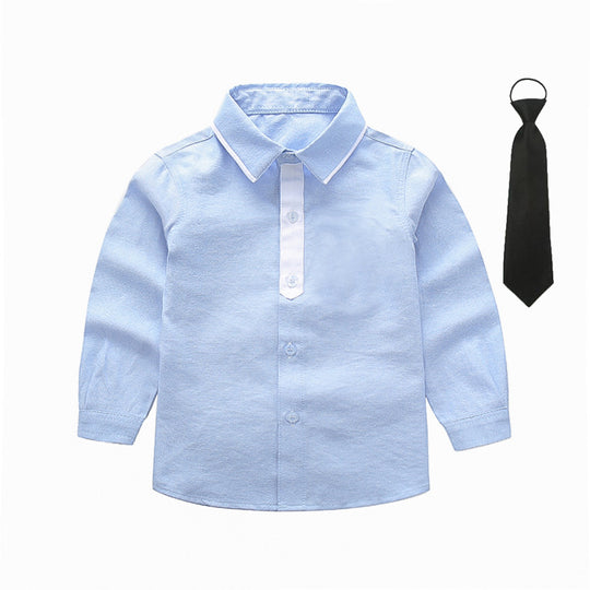 Jungen schickes Langarmhemd mit Fliege EB
