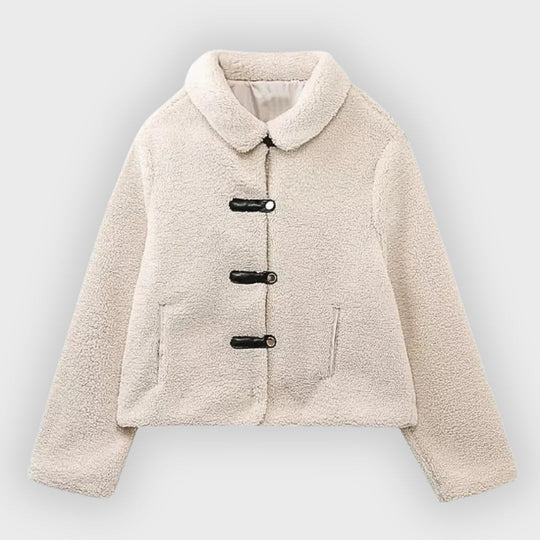 EB | Gekürzte Fleece Toggle Patch Pocket Jacke