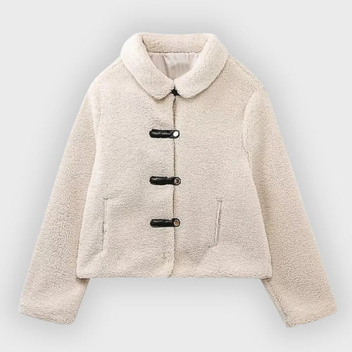 EB | Gekürzte Fleece Toggle Patch Pocket Jacke