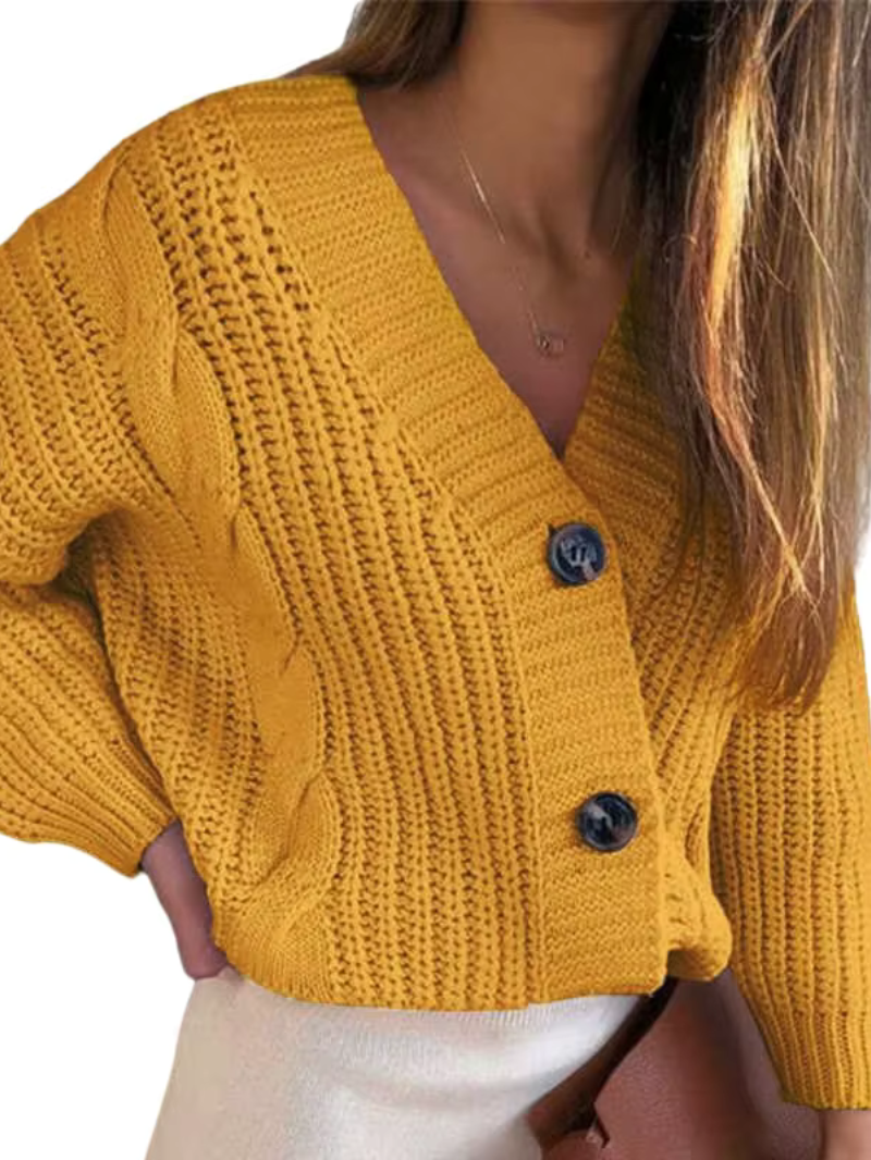 EB | Der Grobe Strickcardigan mit Zopfmuster & Charakter