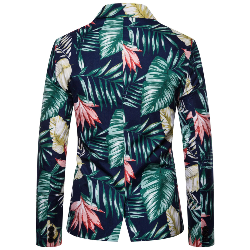 Damen Blazer mit floralem Design und modernem Schnitt EB