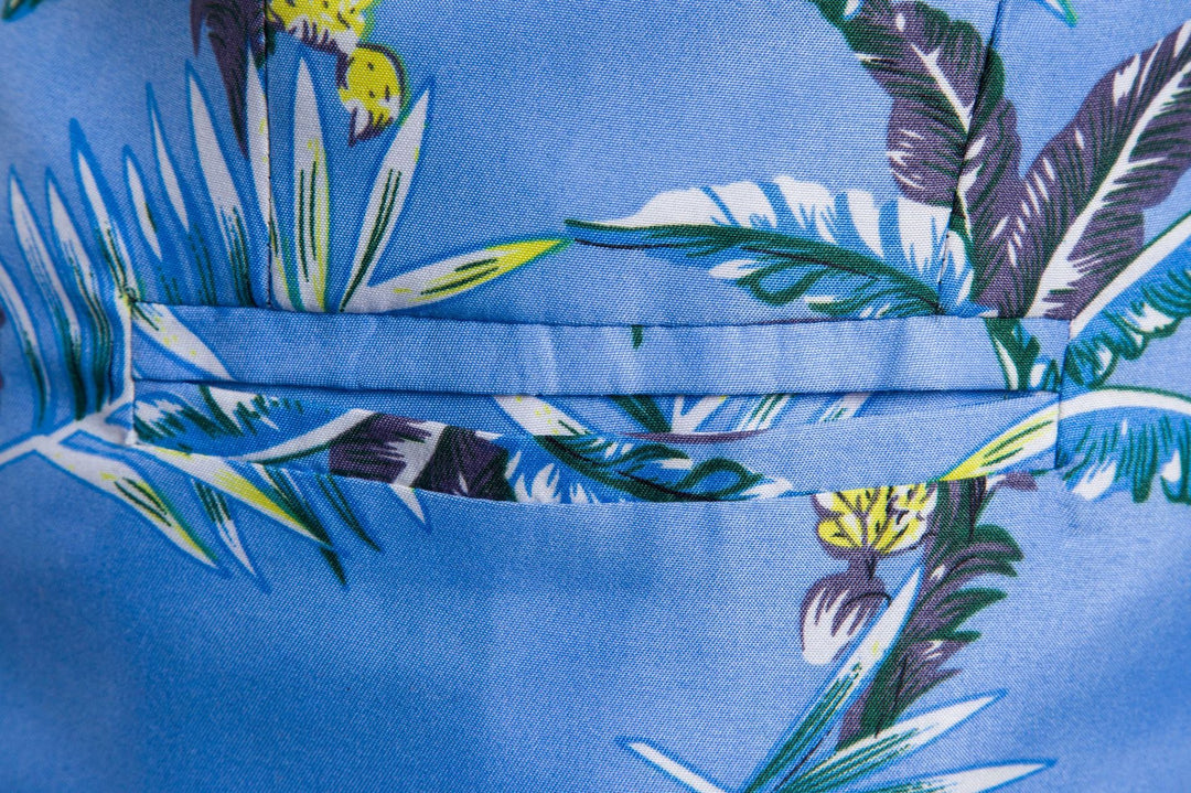 Damen modischer Blazer mit exotischem Ananas-Design und atmungsaktivem Stoff EB